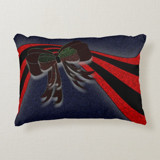 The Christmas Bow - Decorative Cushion (Front)