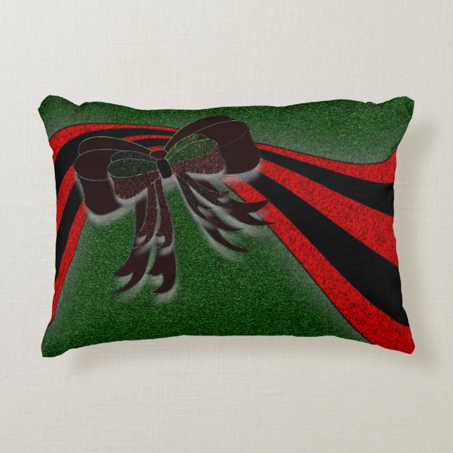 The Christmas Bow - Decorative Cushion (Front)