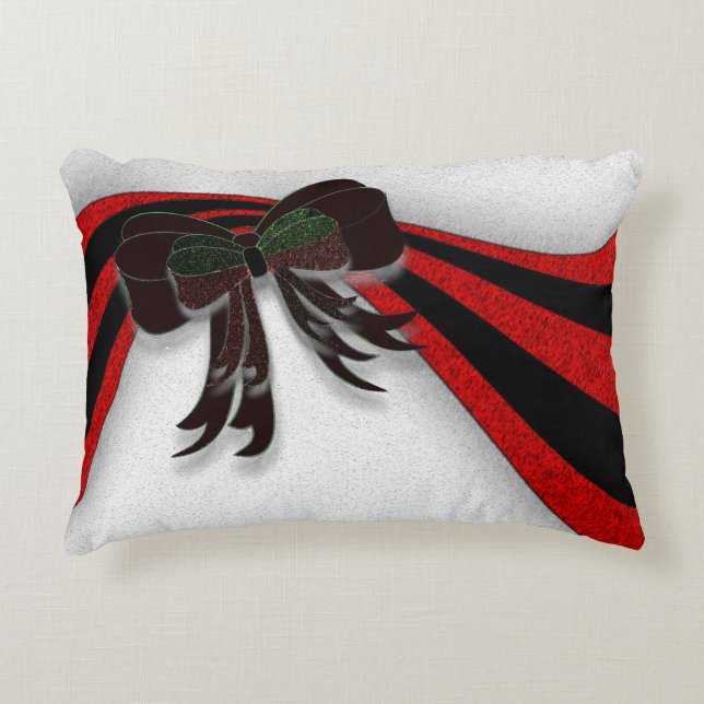 The Christmas Bow - Decorative Cushion (Front)