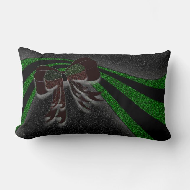 The Christmas Bow - Lumbar Cushion (Front)