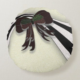 The christmas Bow - Round Cushion