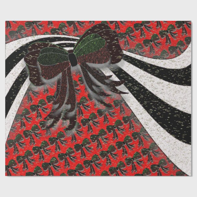 The Christmas Bow - Wrapping Paper (Flat)