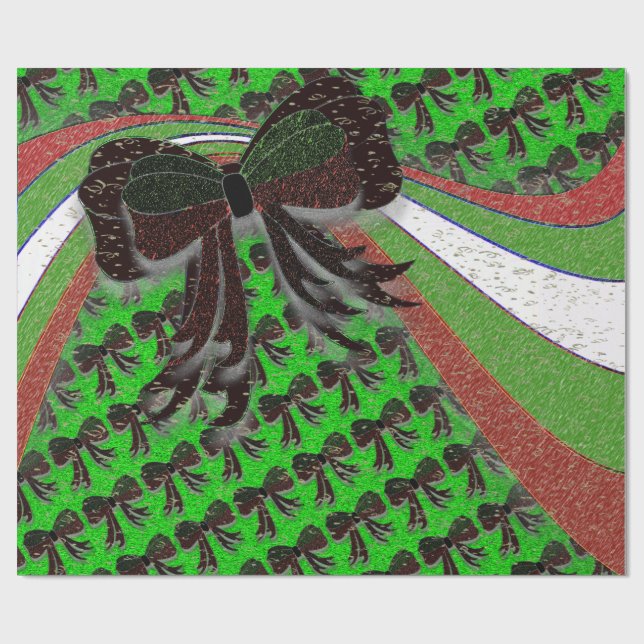 The Christmas Bow - Wrapping Paper (Flat)