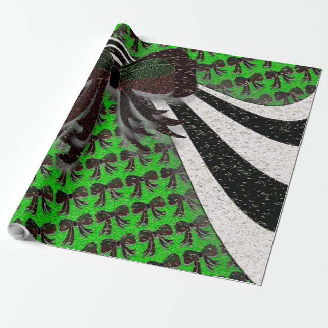 The Christmas Bow - Wrapping Paper (Unrolled)