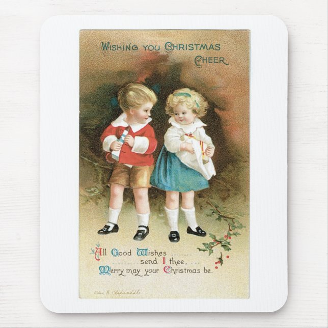 The Christmas Cheer Children Mouse Pad (Front)