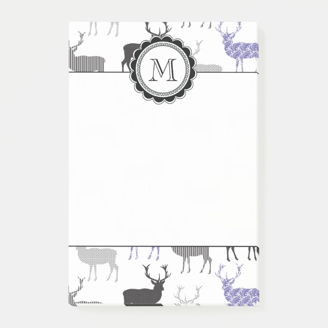 The Christmas Deer Post-it Notes (Front)