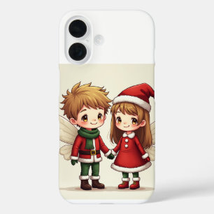 The Christmas fairy of a pair iPhone 16 Cases