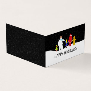 The Christmas Gang, Family Photo Christmas Card