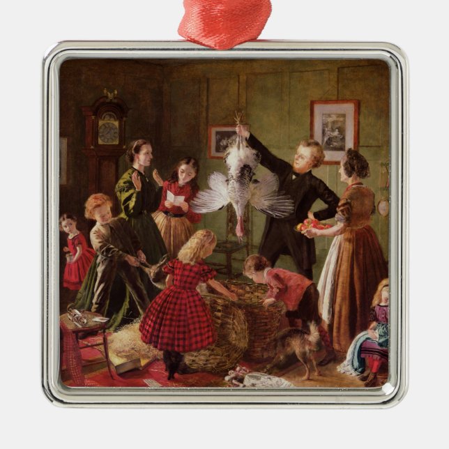 The Christmas Hamper Metal Tree Decoration (Front)