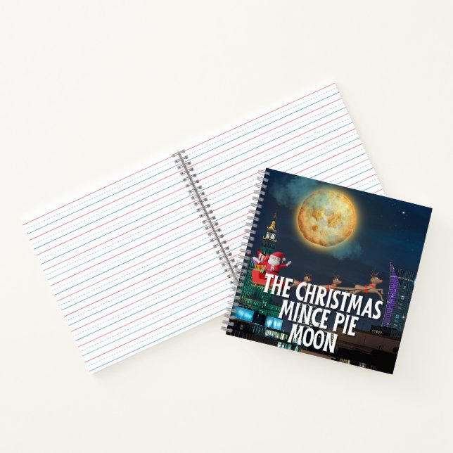 The Christmas Mince Pie Moon Notebook (Inside)