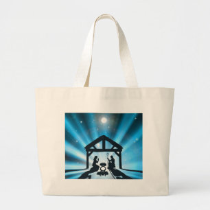 The Christmas Nativity Large Tote Bag
