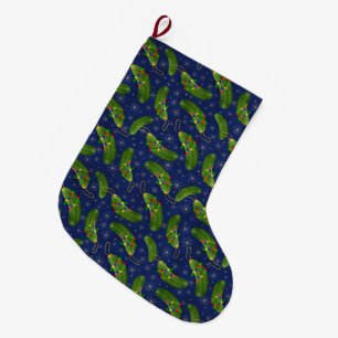 The Christmas pickle Large Christmas Stocking