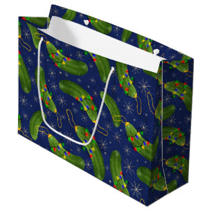 The Christmas pickle Large Gift Bag