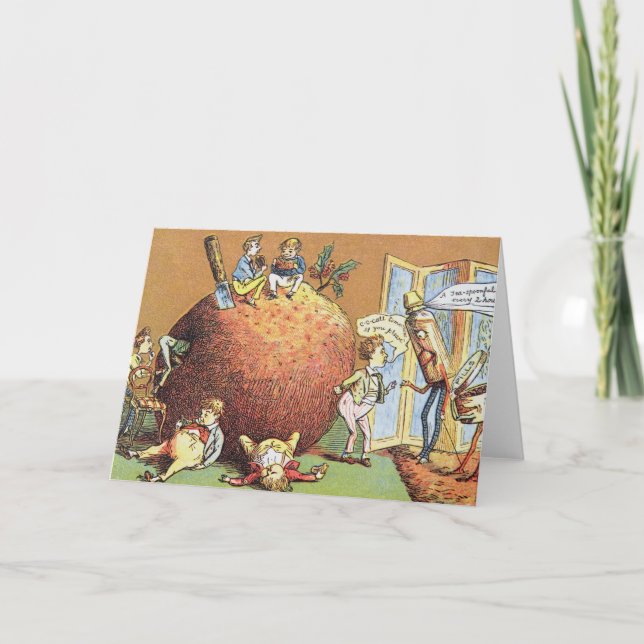 The Christmas Pudding Holiday Card (Front)