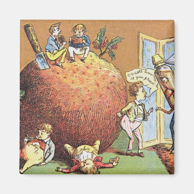 The Christmas Pudding Magnet (Front)