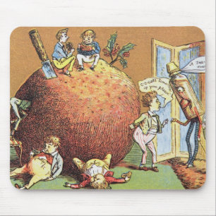 The Christmas Pudding Mouse Pad