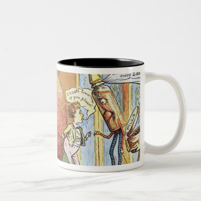 The Christmas Pudding Two-Tone Coffee Mug (Right)
