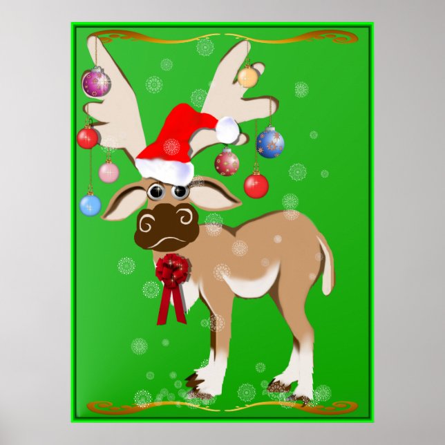 The Christmas Reindeer Poster (Front)