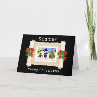 The Christmas Snowman Collection Holiday Card