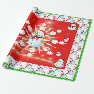 The Christmas Snowman - Wrapping Paper