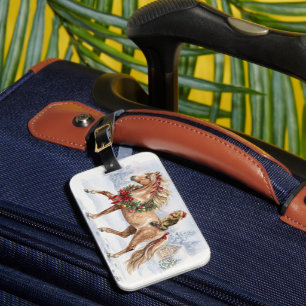 The Christmas Team- Maggie and Nari Luggage Tag