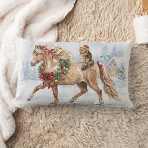 The Christmas Team- Maggie and Nari Lumbar Cushion