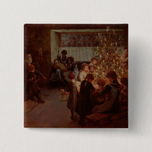 The Christmas Tree, 1911 15 Cm Square Badge