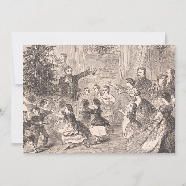 The Christmas Tree | Winslow Homer Holiday Card (Front)