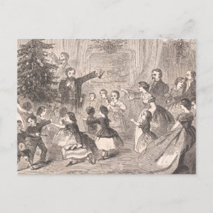 The Christmas Tree Winslow Homer Holiday Postcard