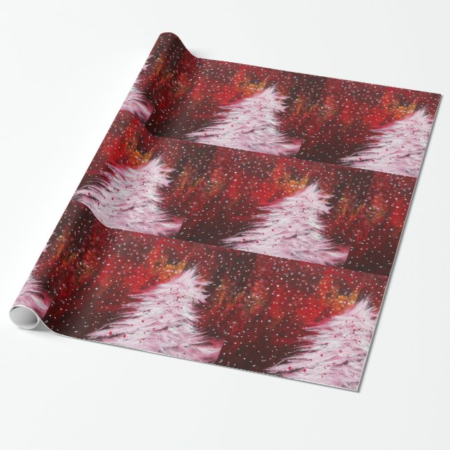 The Christmas Tree Wrapping Paper (Unrolled)