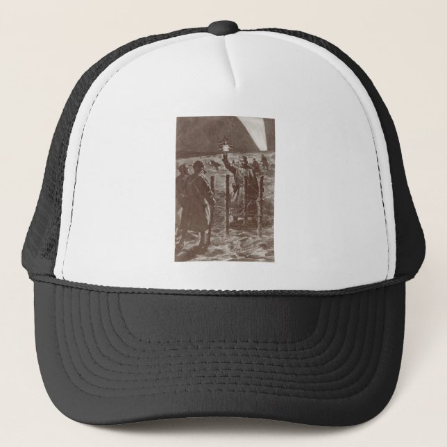 The Christmas truce of 1914 during ww1 Trucker Hat (Front)