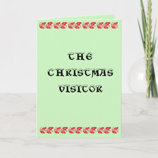THE CHRISTMAS VISITOR CARD (Front)