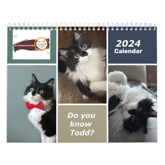 The Chronicles of Todd 2024 Calendar (Cover)