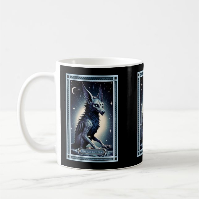 The Chupacabra Tarot Card Coffee Mug (Left)