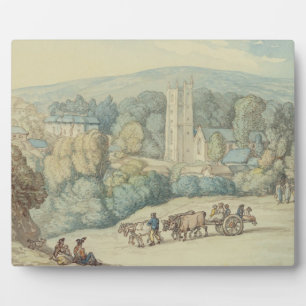 The Church and Village of St. Cue, Cornwall, c.181 Plaque