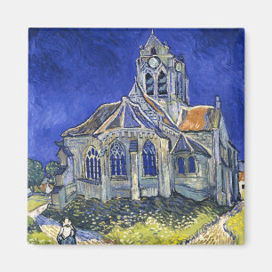 The Church at Auvers,  by Vincent Van Gogh  Magnet