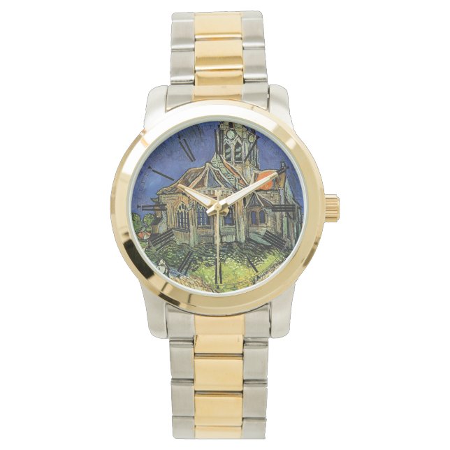 The Church at Auvers by Vincent van Gogh. Watch (Front)