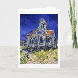 The Church at Auvers, Van Gogh Card