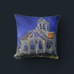 The Church at Auvers, Van Gogh Cushion<br><div class="desc">Vincent Willem van Gogh (30 March 1853 – 29 July 1890) was a Dutch post-impressionist painter who is among the most famous and influential figures in the history of Western art. In just over a decade, he created about 2, 100 artworks, including around 860 oil paintings, most of which date...</div>
