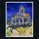 The Church at Auvers, Van Gogh Poster<br><div class="desc">Vincent Willem van Gogh (30 March 1853 – 29 July 1890) was a Dutch post-impressionist painter who is among the most famous and influential figures in the history of Western art. In just over a decade, he created about 2, 100 artworks, including around 860 oil paintings, most of which date...</div>