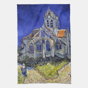 The Church at Auvers, Van Gogh Tea Towel