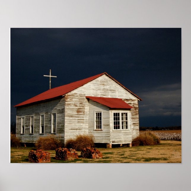 The Church at Frogmore Plantation [Art Print] Poster (Front)