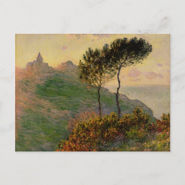 The Church at Varengeville - Claude Monet Postcard (Front)