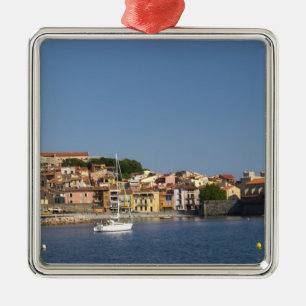 The church Eglise Notre Dame des Anges, our lady 2 Metal Tree Decoration
