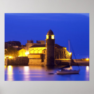 The church Eglise Notre Dame des Anges, our lady Poster