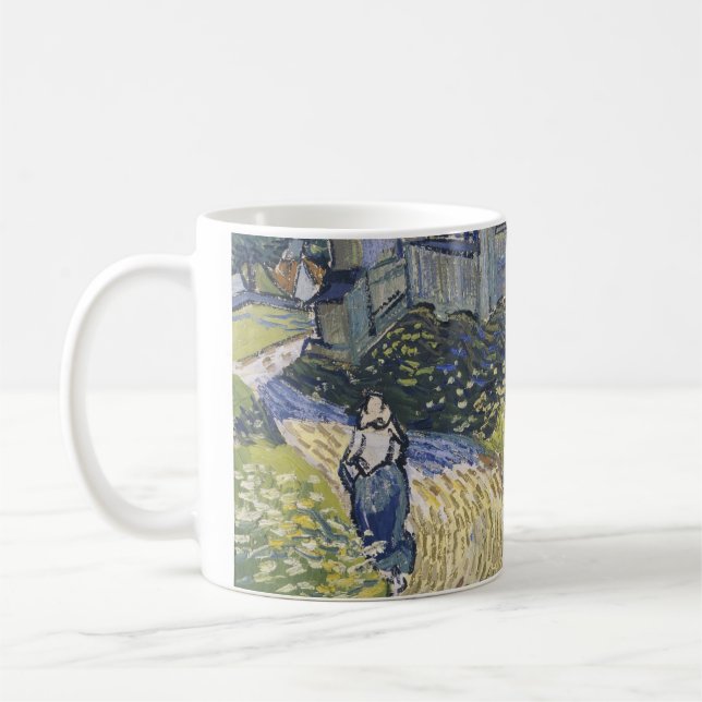 The Church in Auvers by Vincent van Gogh Coffee Mug (Left)