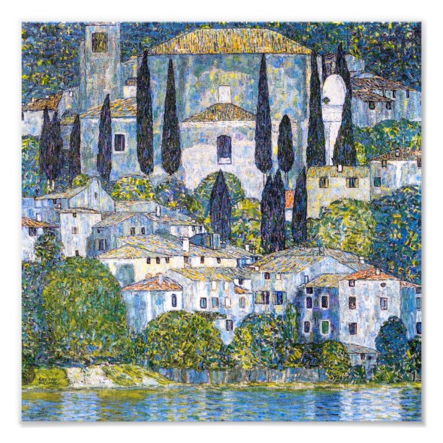 The Church in Cassone | Gustav Klimt | Poster (Front)