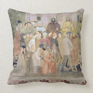 The Church Militant and Triumphant, detail, from t Cushion