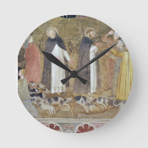 The Church Militant and Triumphant, detail of the Round Clock