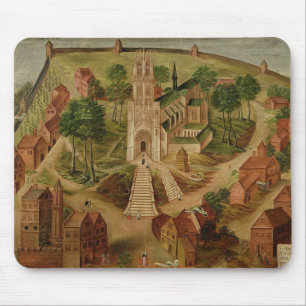 The Church of Saint-Gery Mouse Pad